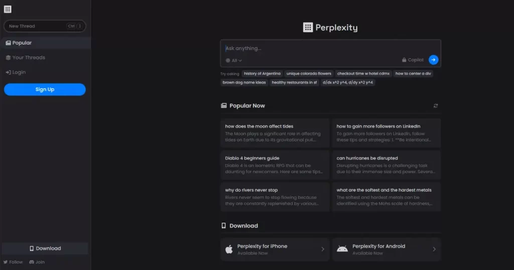 que es Perplexity AI