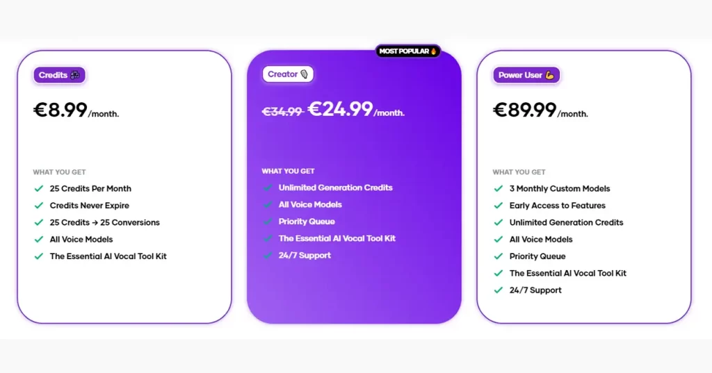 ¿Cuánto cuesta Voicify AI?
