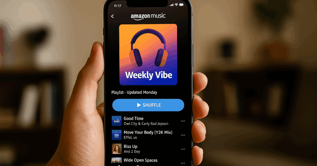 Amazon music lanza playlists con IA que cambian cada lunes