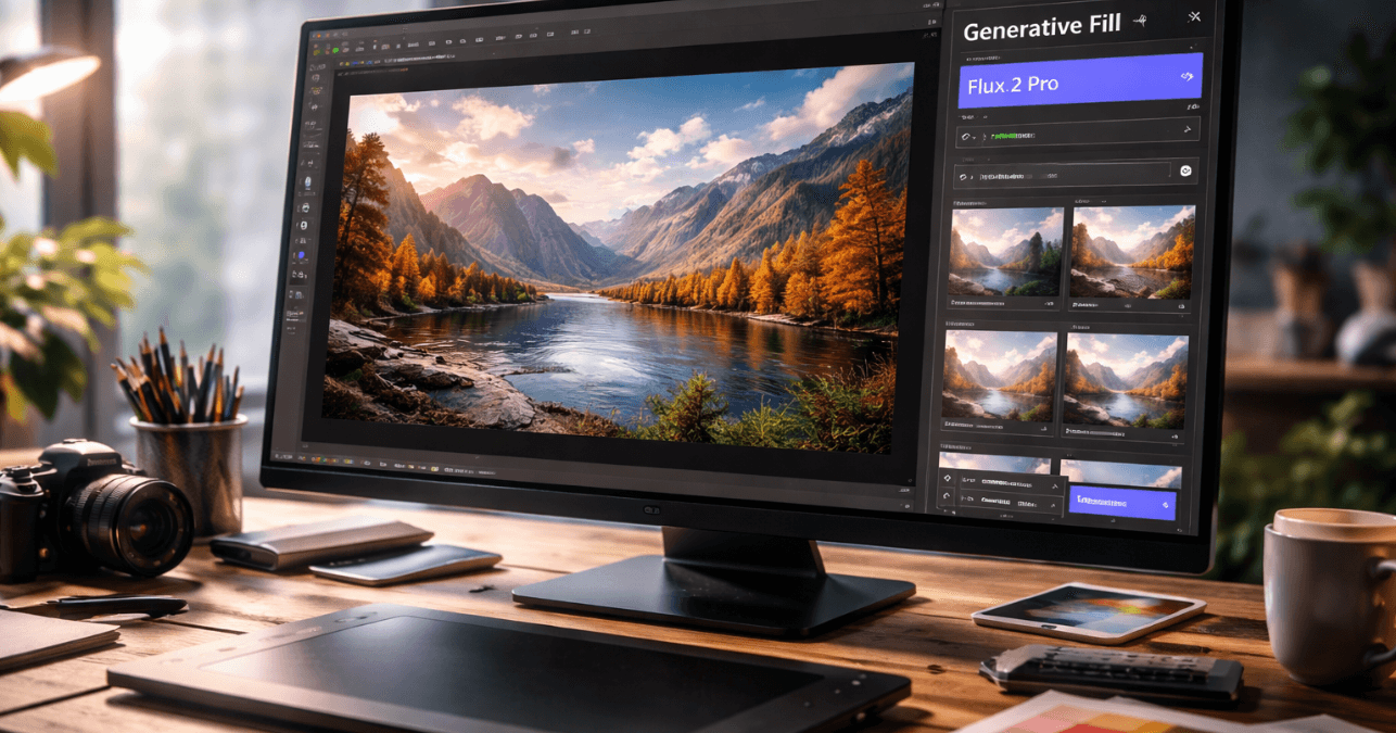 Adobe Photoshop Potencia Generative Fill con Flux.2 Pro