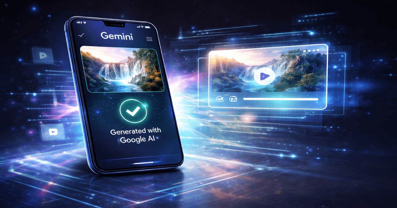 Gemini revela si un video fue creado con IA de Google