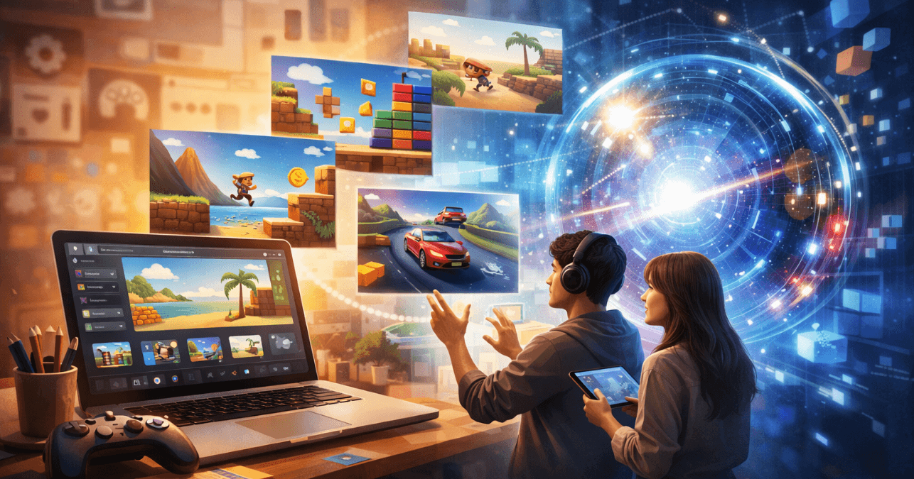 YouTube prueba Playables Builder su creador de juegos con Gemini 3