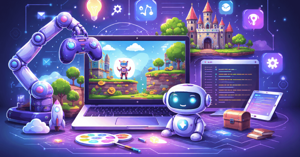 Crear juegos con inteligencia artificial: qué opciones existen hoy