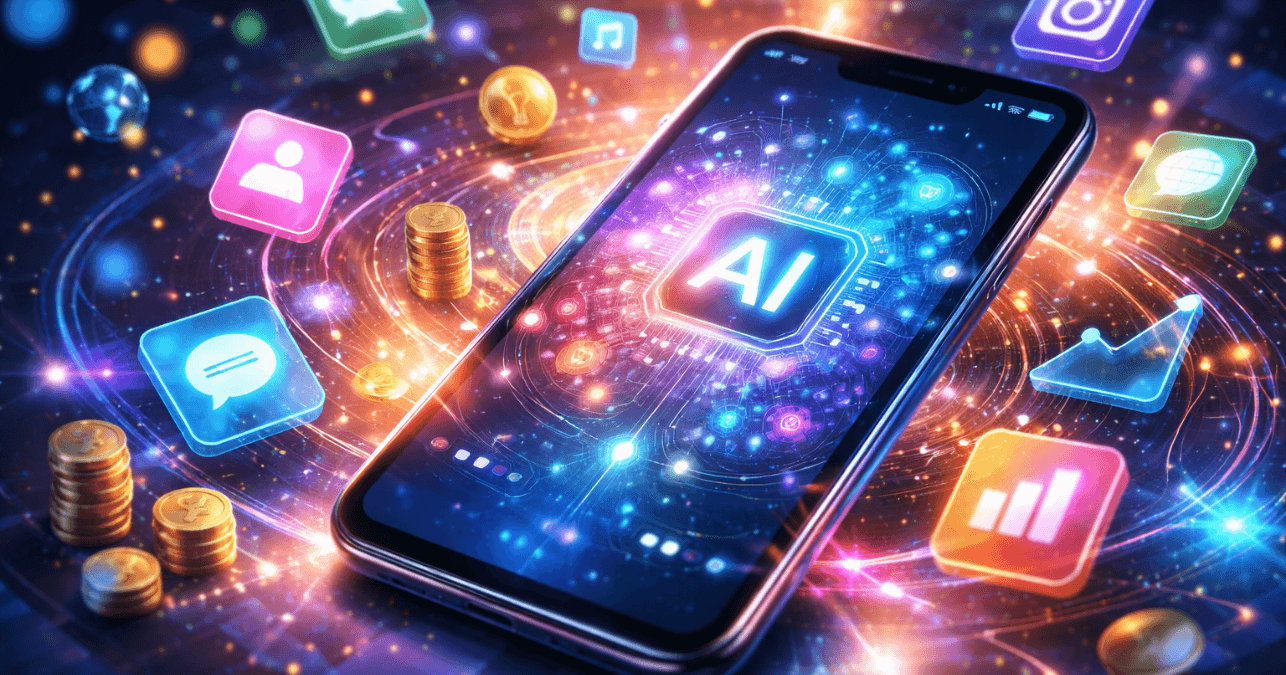 La IA impulsa el gasto en apps moviles y supera a los juegos en 2025
