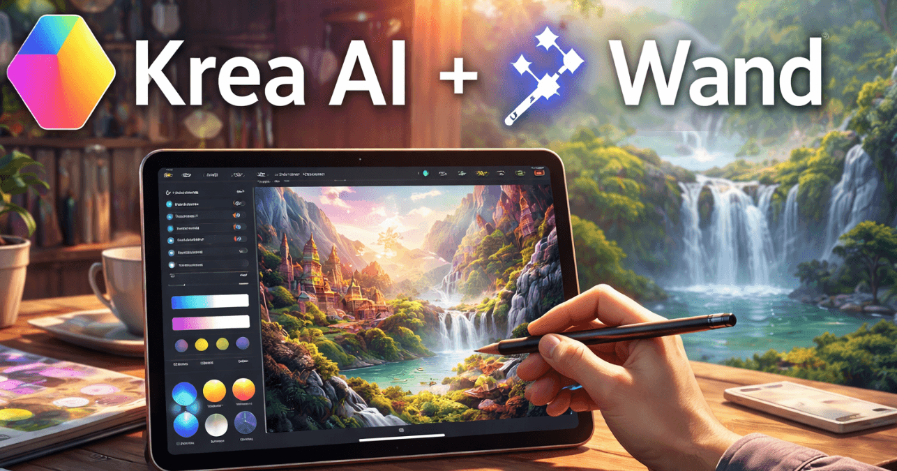 Krea AI adquiere Wand y lanza app para iPad