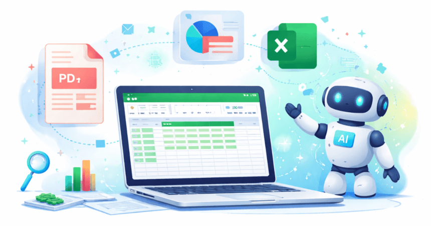 Como extraer datos de un pdf a excel con IA facilmente