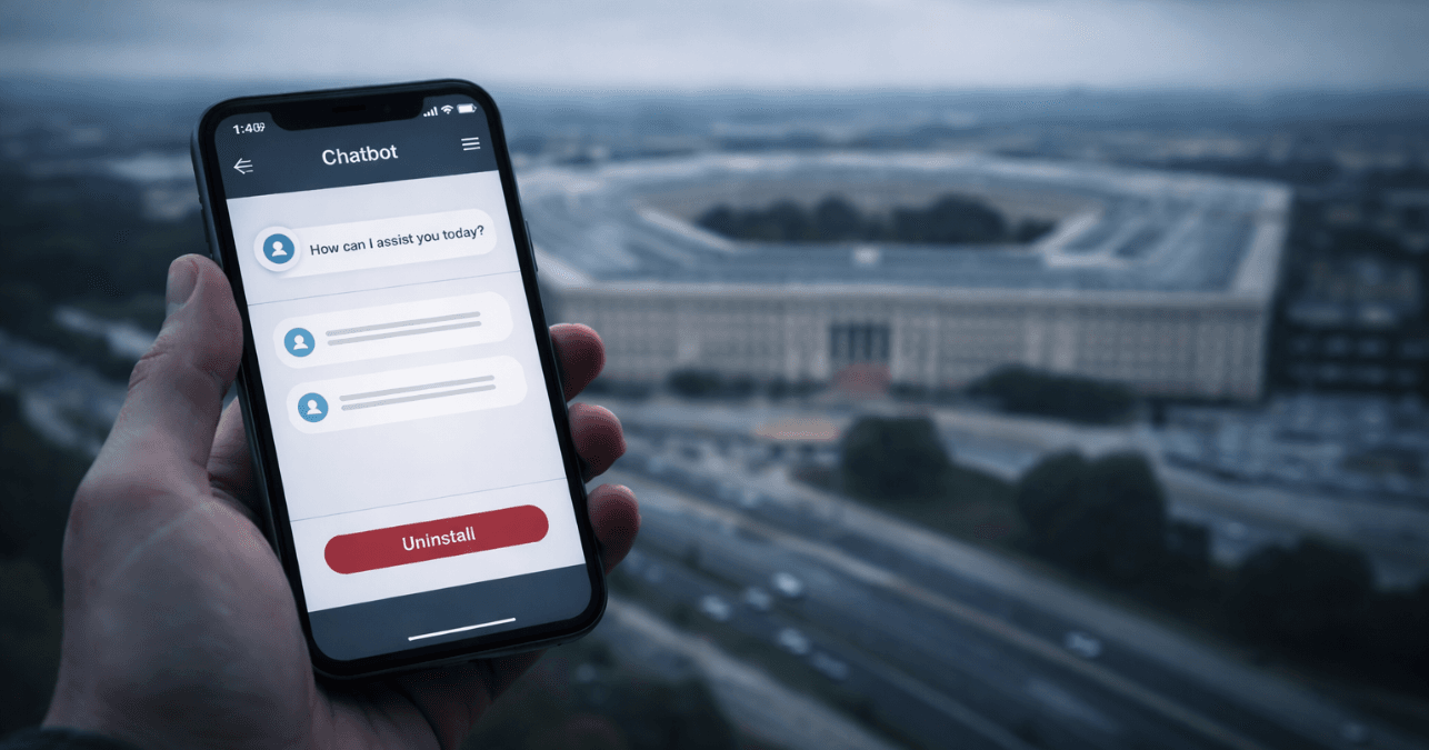 Las desinstalaciones de ChatGPT crecen tras acuerdo con el DoD