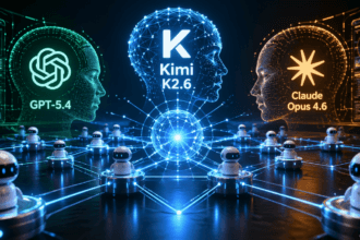 El modelo Kimi K2.6 compite con GPT 5.4 y Claude Opus
