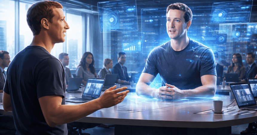 Zuckerberg crea un clon de IA para asistir a reuniones