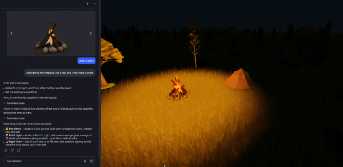 Roblox muestra su asistente IA con herramientas agentic para crear juegos image 9